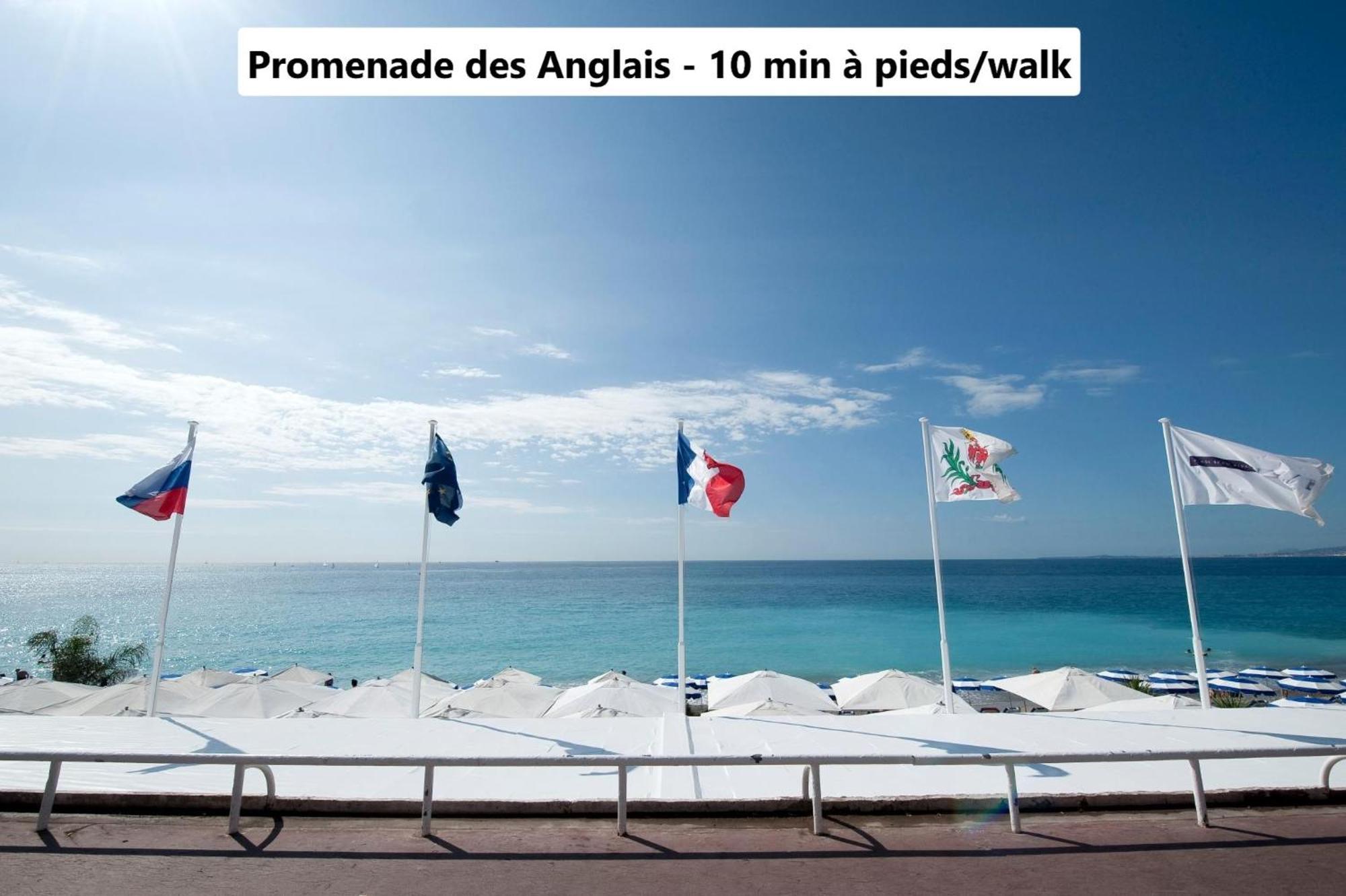 Big Flat - Le Cala - Hypercentre - 4 Chambres, 13 Personnes, Proche Gare Et Parking, Wifi, Air Conditioning L Groupe L Business L Famille Niza